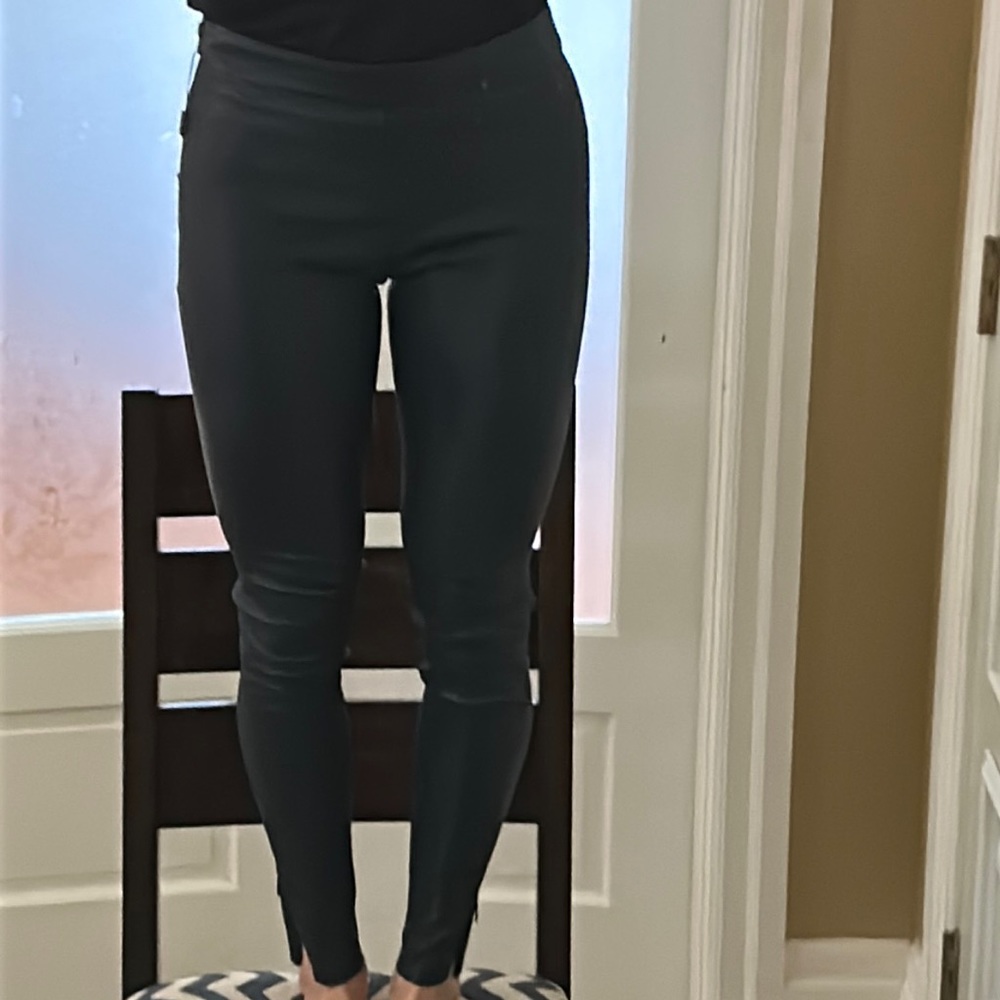 Leather leggings